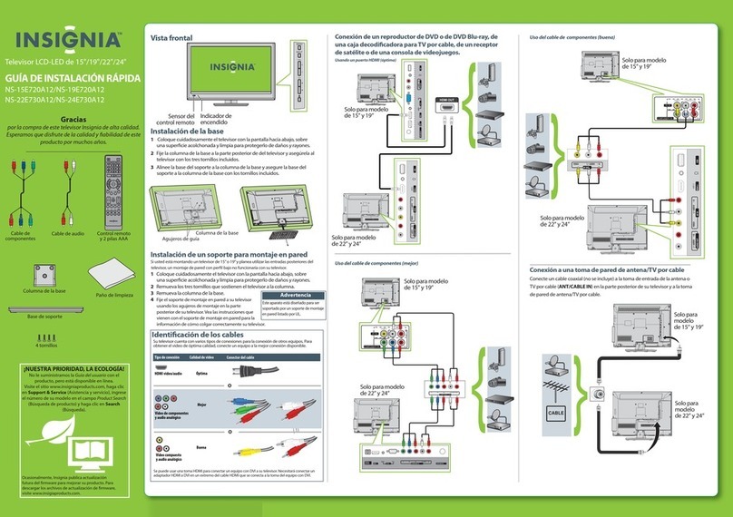 Insignia NS-15E720A12 User manual