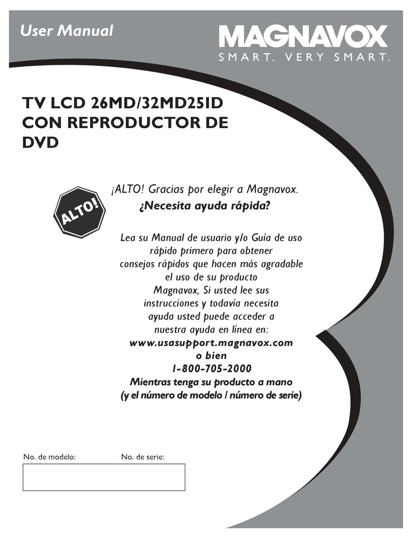 Magnavox 26MD251D - 26" Lcd Hd Flat Tv user manual