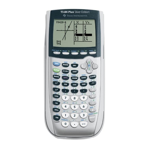 Texas Instruments TI-84 - Plus - Edition Graphing Calculator Manual Texas Instruments TI-84 - Plus - Edition Graphing Calculator Manual