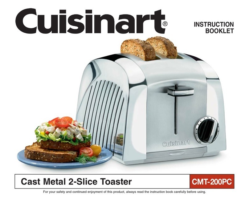 Cuisinart CMT-200PC Instruction booklet
