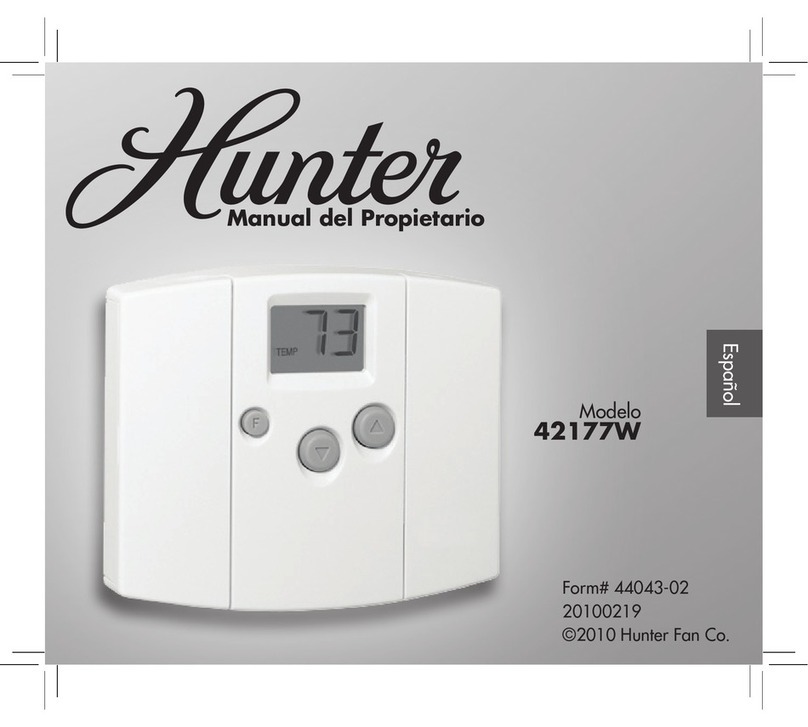 Hunter 42177 User guide