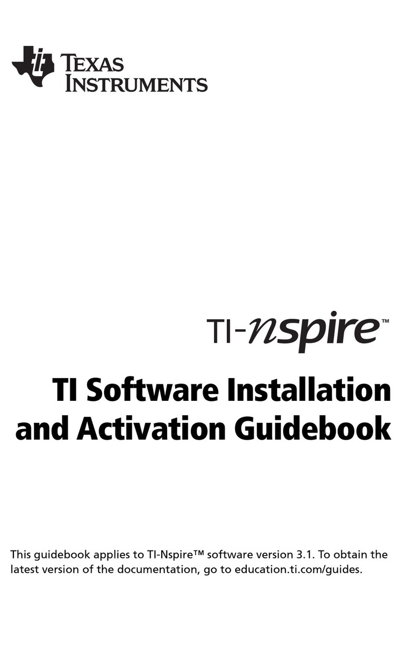 Texas Instruments TI-Nspire Software installation guide