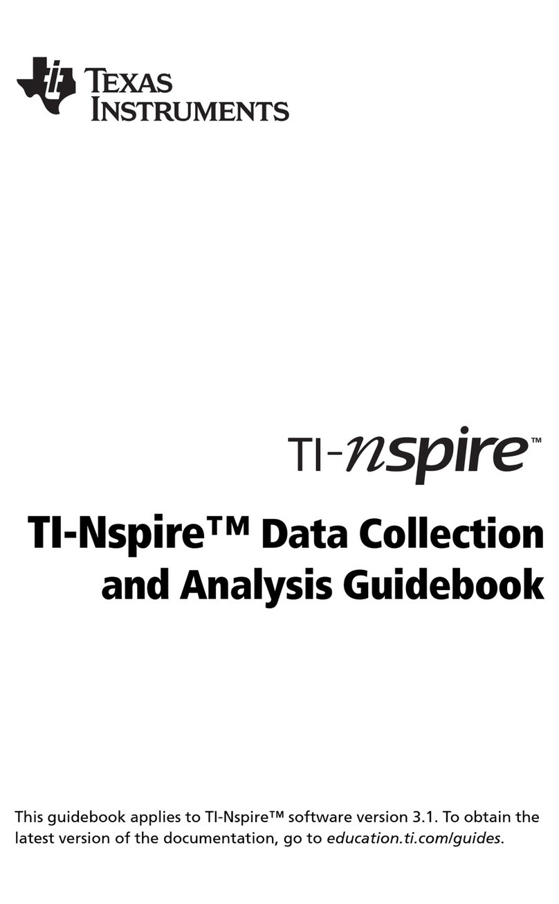 Texas Instruments TI-Nspire Manual Texas Instruments TI-Nspire Manual