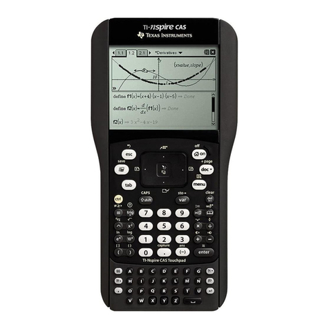 Texas Instruments TI-Nspire User manual