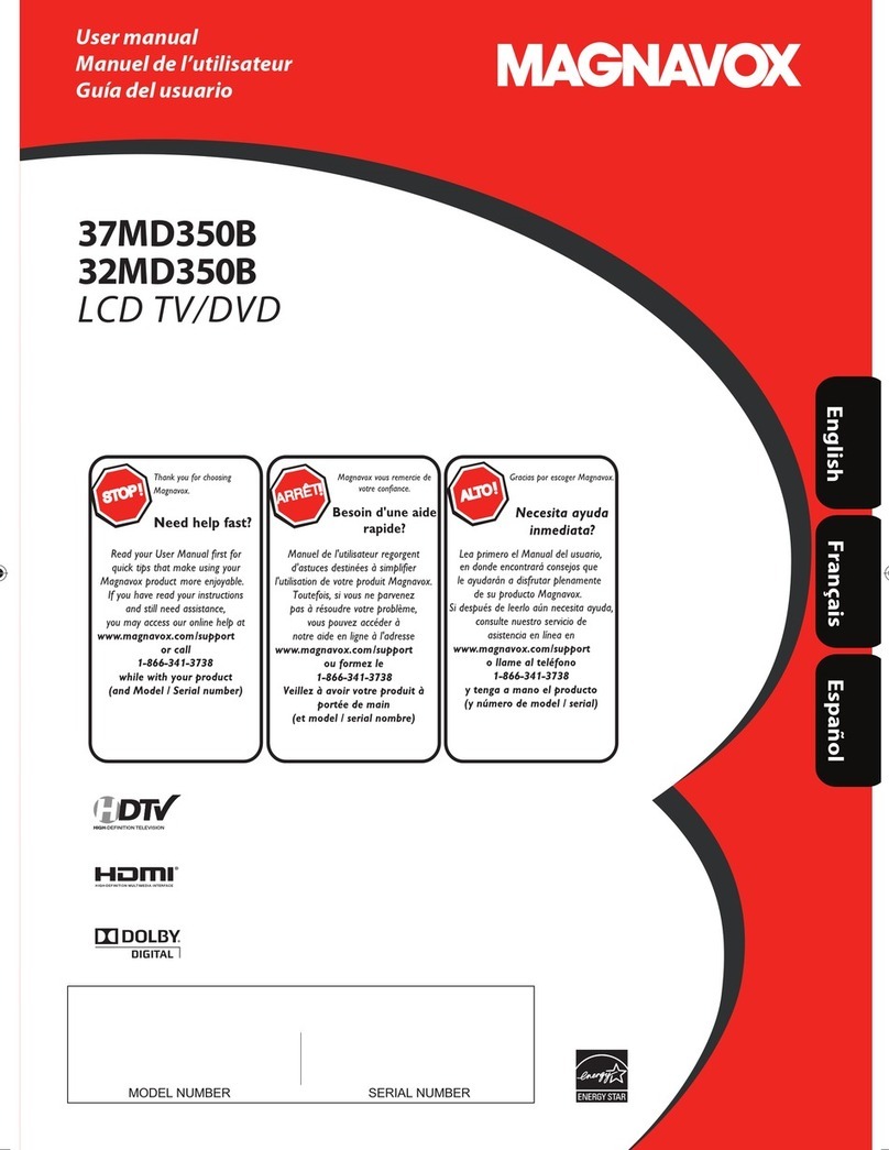 Magnavox 37MD350B - User manual
