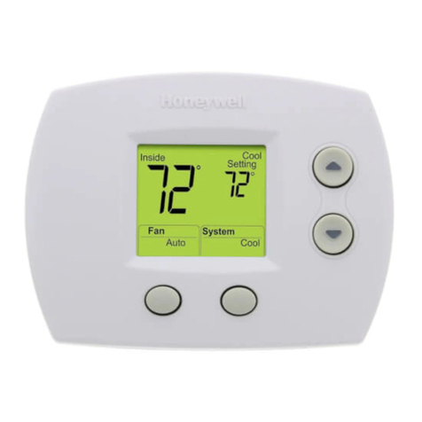 Honeywell 1-Heat/1-Cool - TH5110D1022 Large R User manual Honeywell 1-Heat/1-Cool - TH5110D1022 Large R User manual