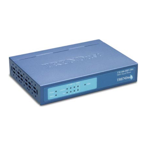 TRENDnet TW100-BRV204 - VPN Firewall Router user guide