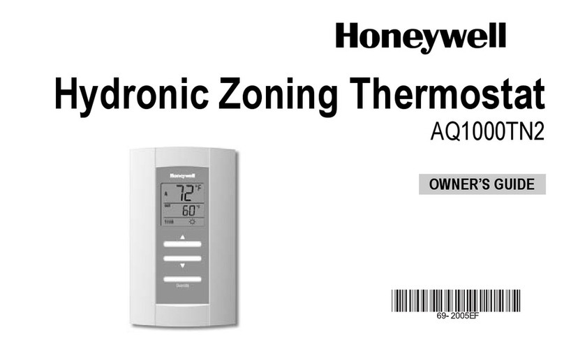 Honeywell AQ1000TN2 - Low Voltage T-Stat User manual