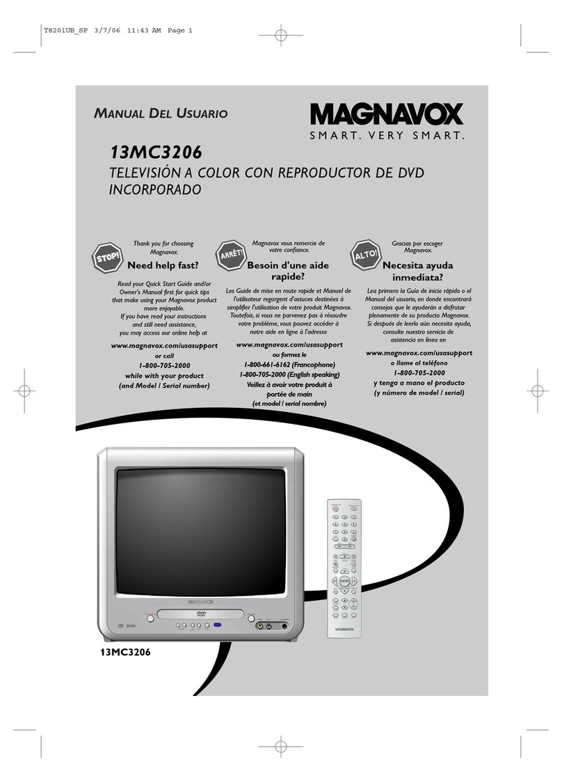 Magnavox 13MC3206 - Tv/dvd Combination User manual