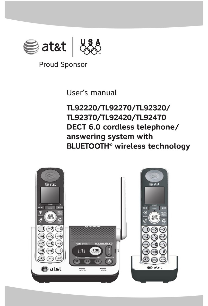 AT&T TL92270 User manual