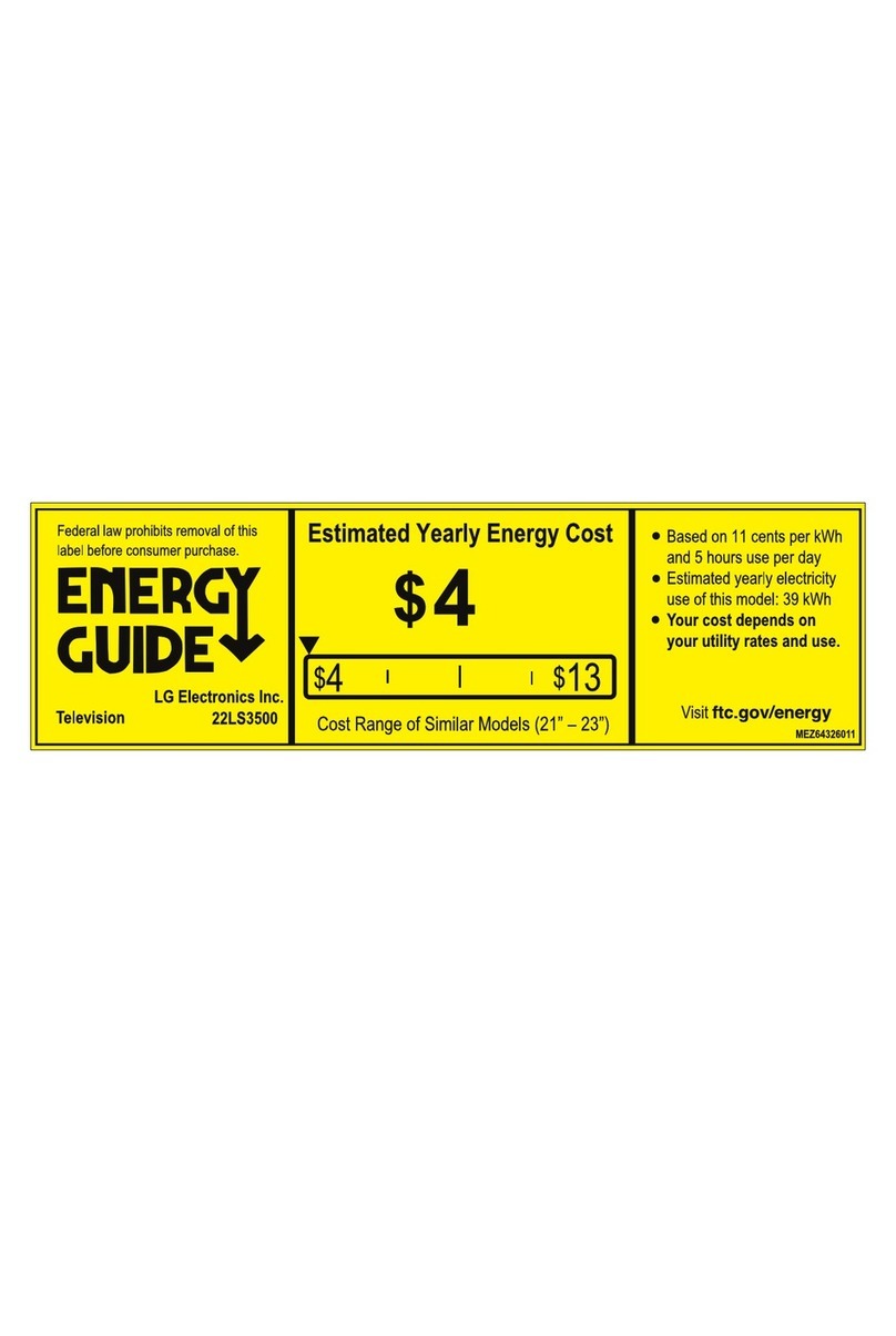 LG 22LS3500 Assembly instructions