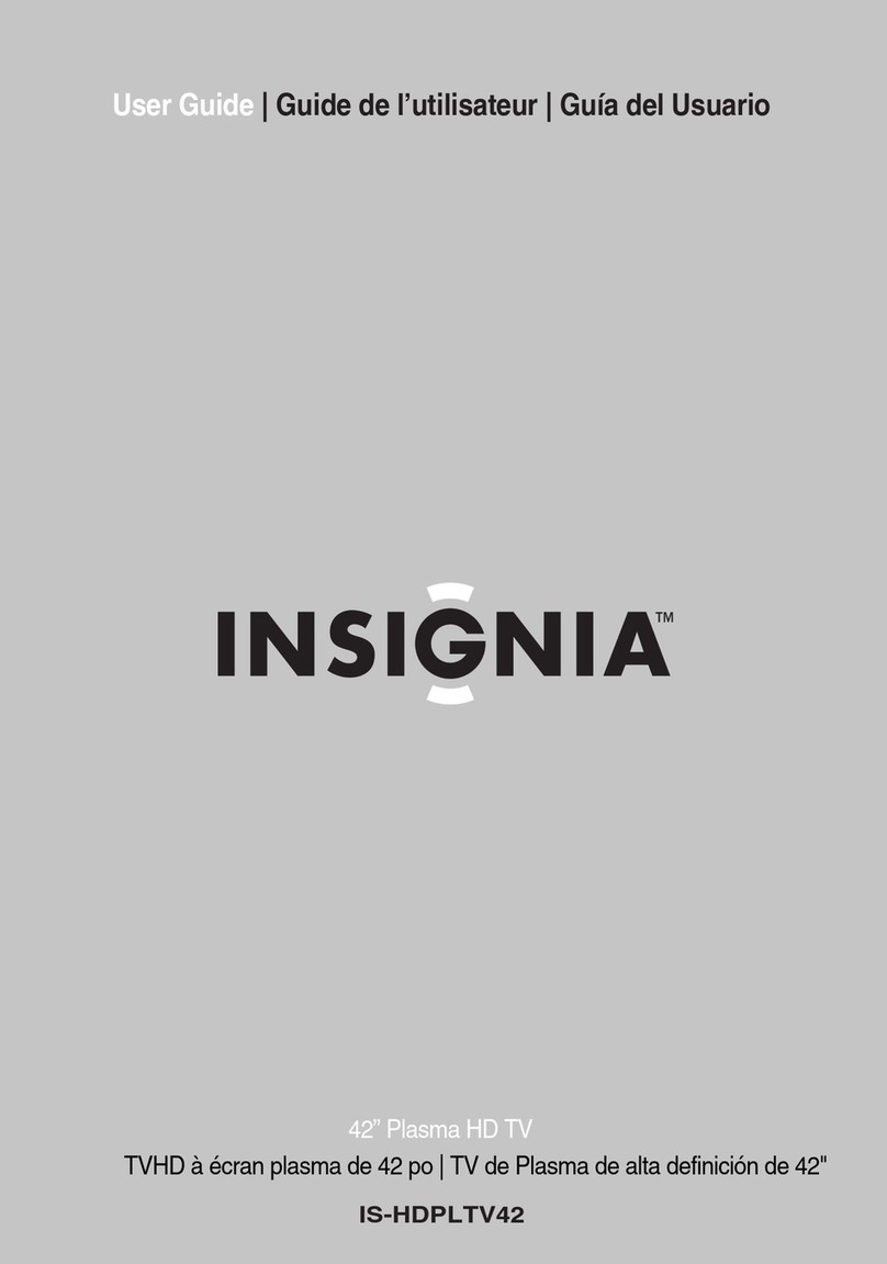 Insignia IS-HDPLTV42 User manual