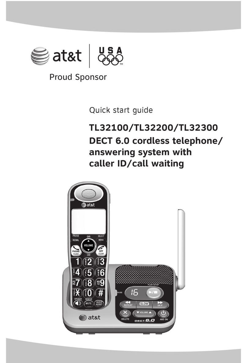 AT&T TL32100 quick start guide