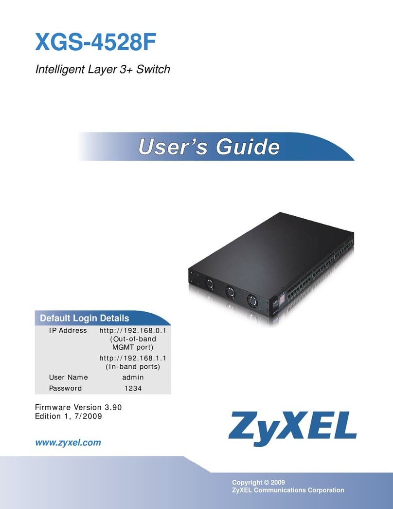 ZyXEL Communications XGS-4528F User manual