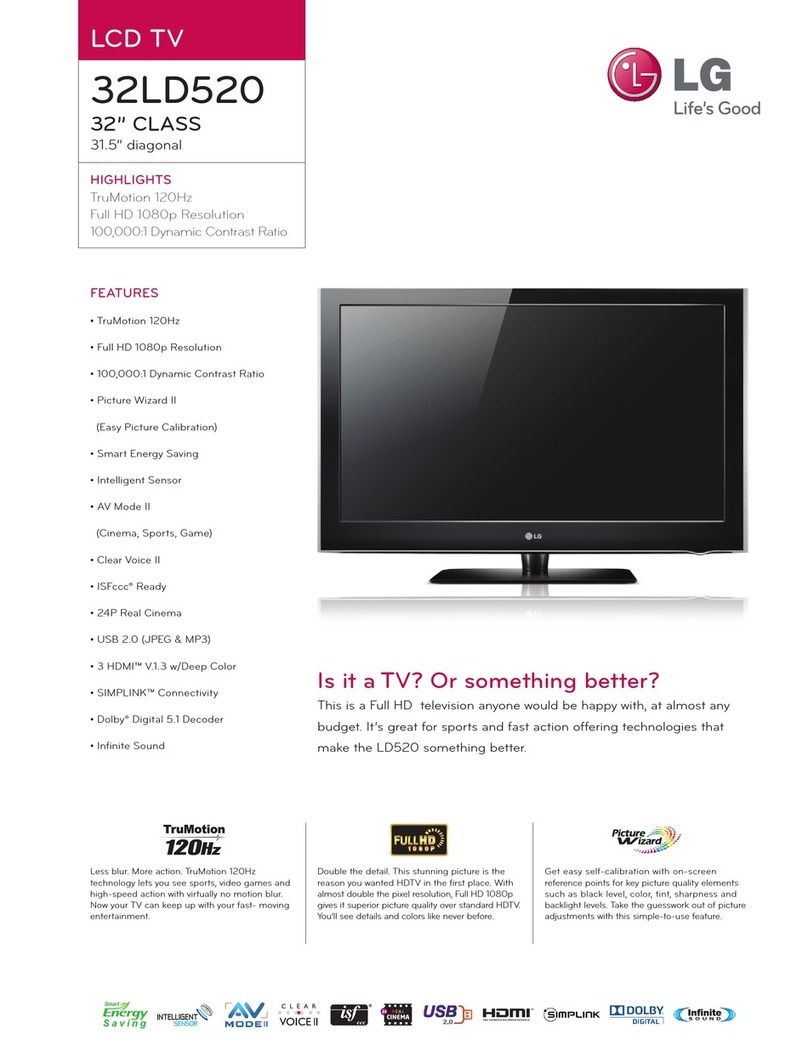 LG 32LD520 User manual