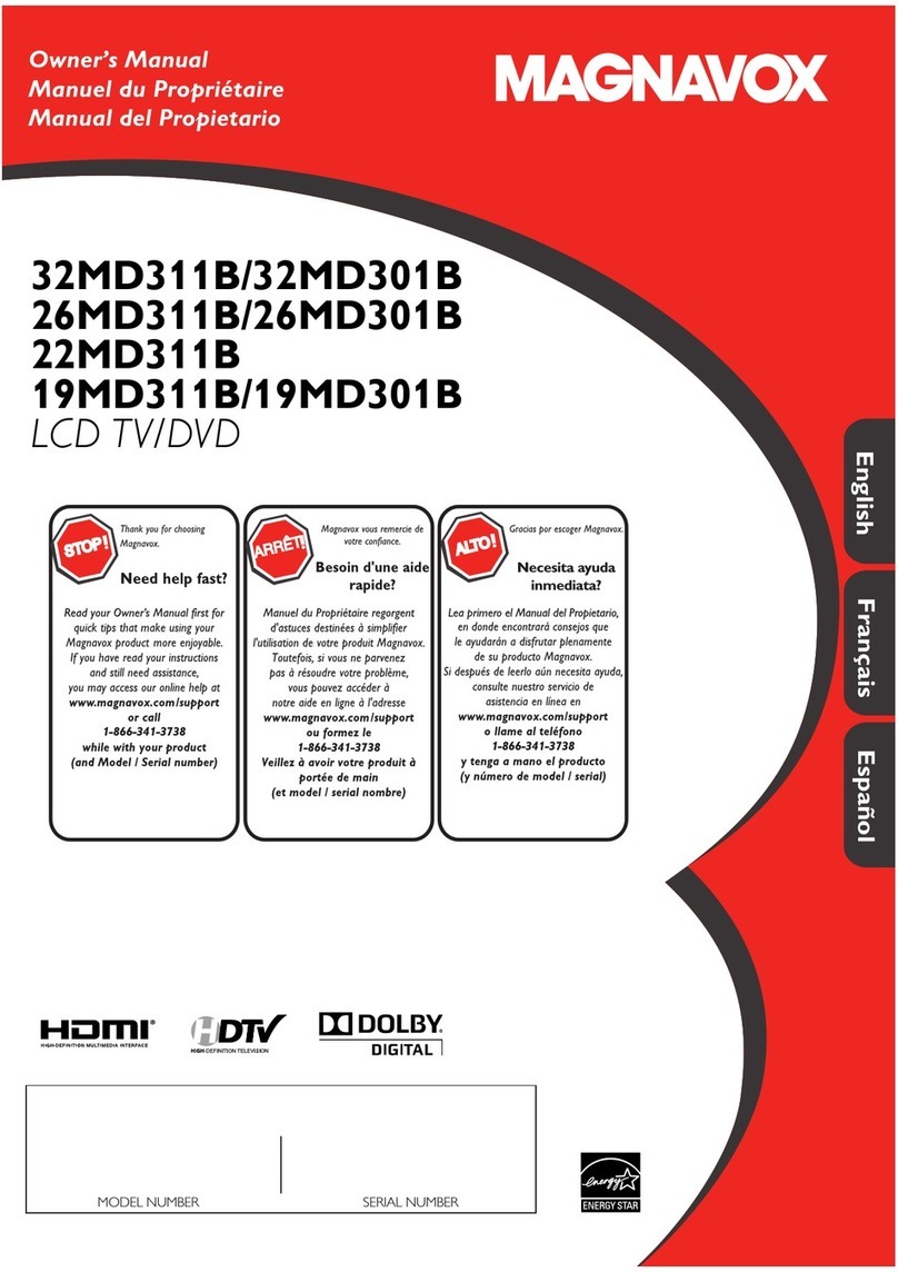 Magnavox 19MD301B Manual del propietario