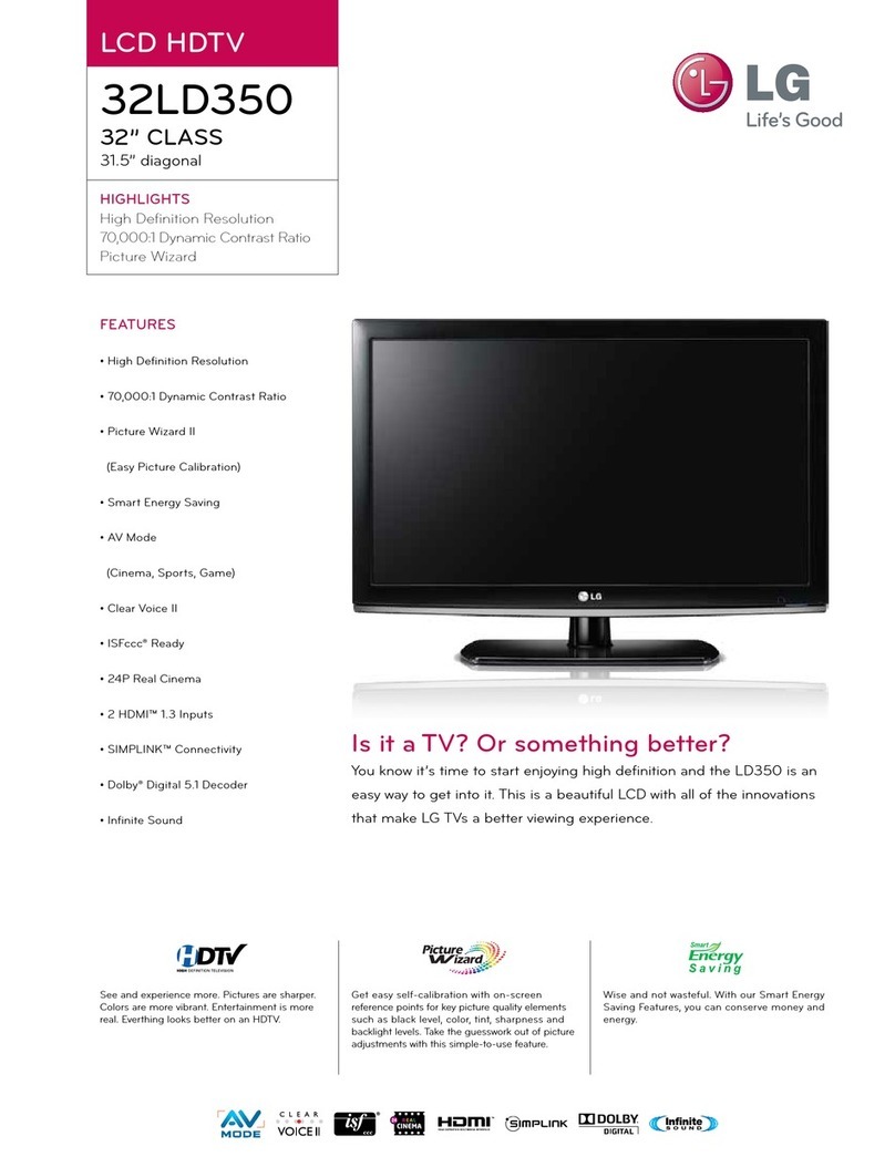 LG 32LD350 User manual