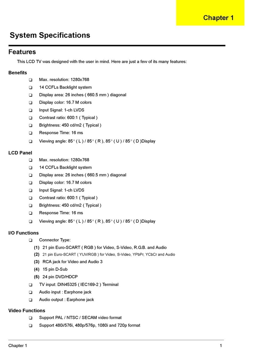 Acer AL2671W User manual