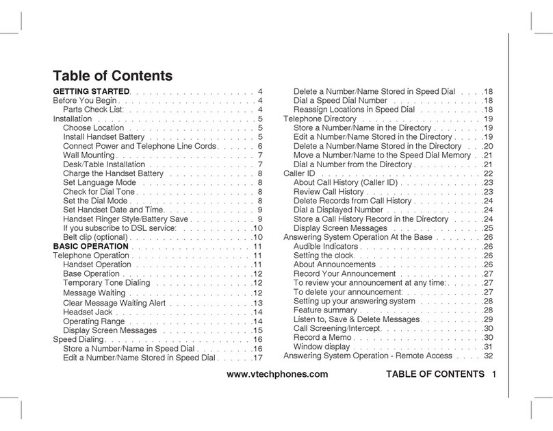 V-tech 5854 User manual
