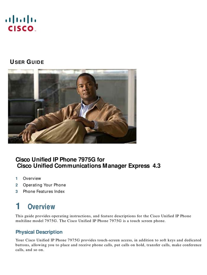 Cisco 7975G - Unified IP Phone VoIP User manual