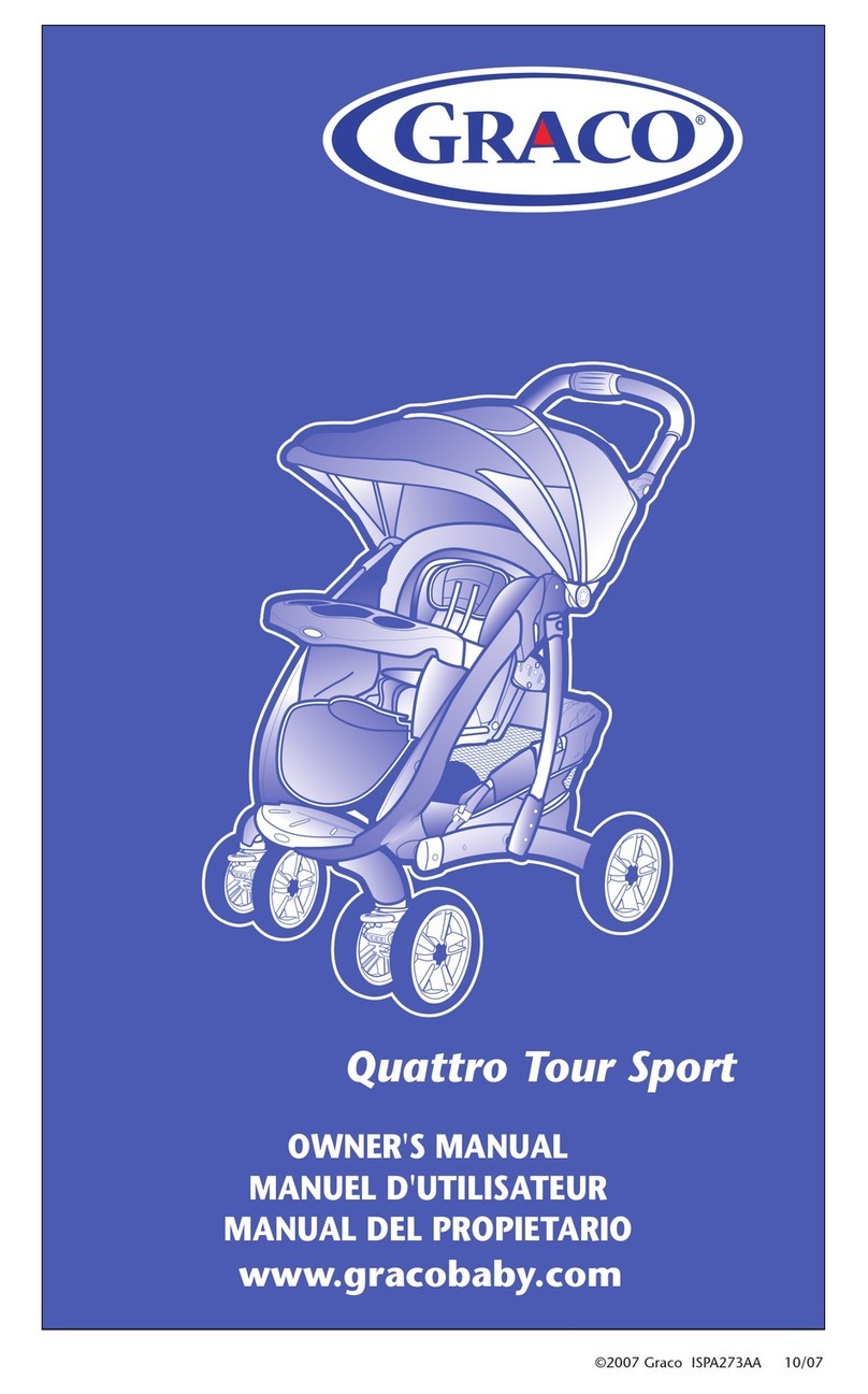 Graco 6B49PTI3 - Quattro Tour Sport Stroller User manual