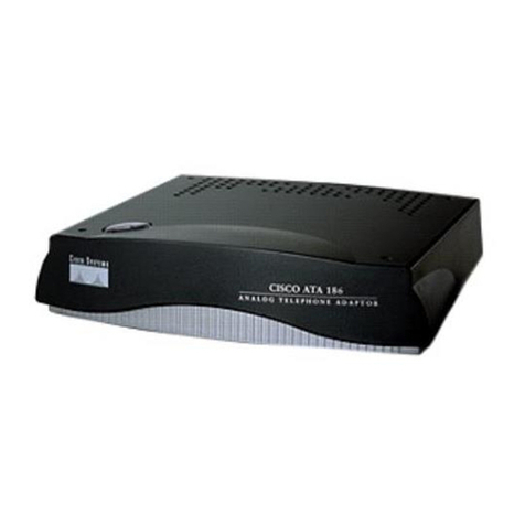 Cisco ATA186-I2 Service manual