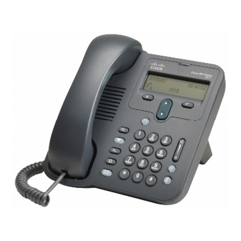 Cisco CP-3911 - Unified SIP Phone 3911 VoIP Instruction Manual