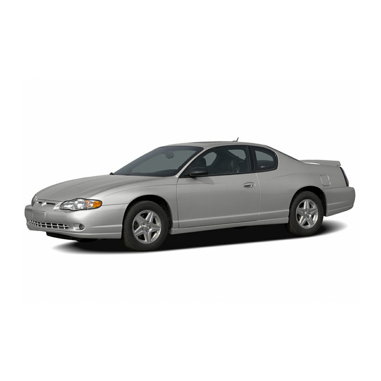Chevrolet MONTE CARLO 2005 User manual