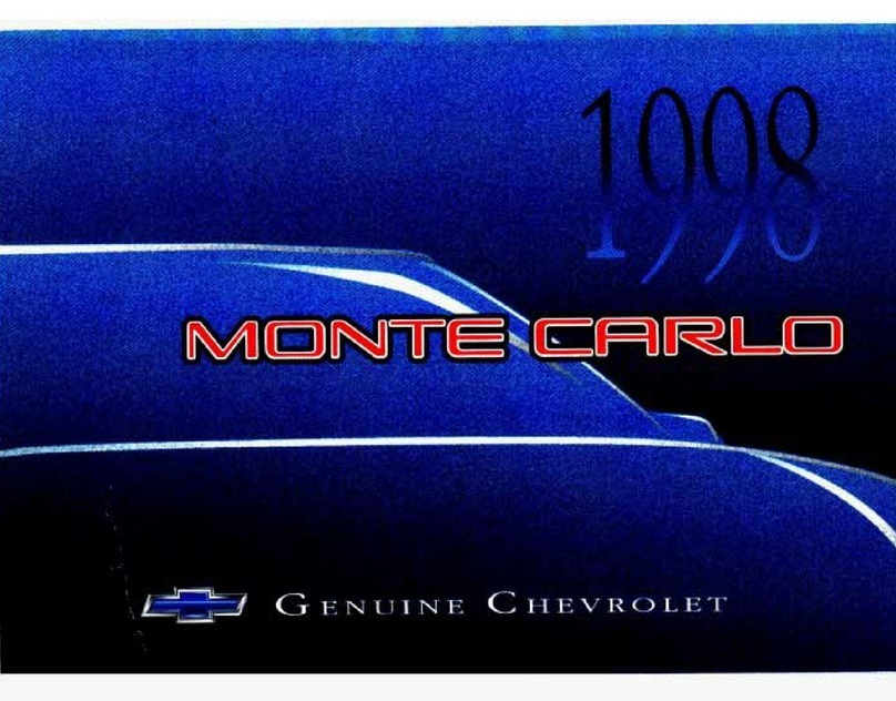 Chevrolet MONTE CARLO 1998 manual