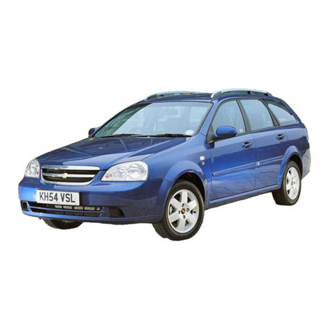 Chevrolet LACETTI User manual Chevrolet LACETTI User manual