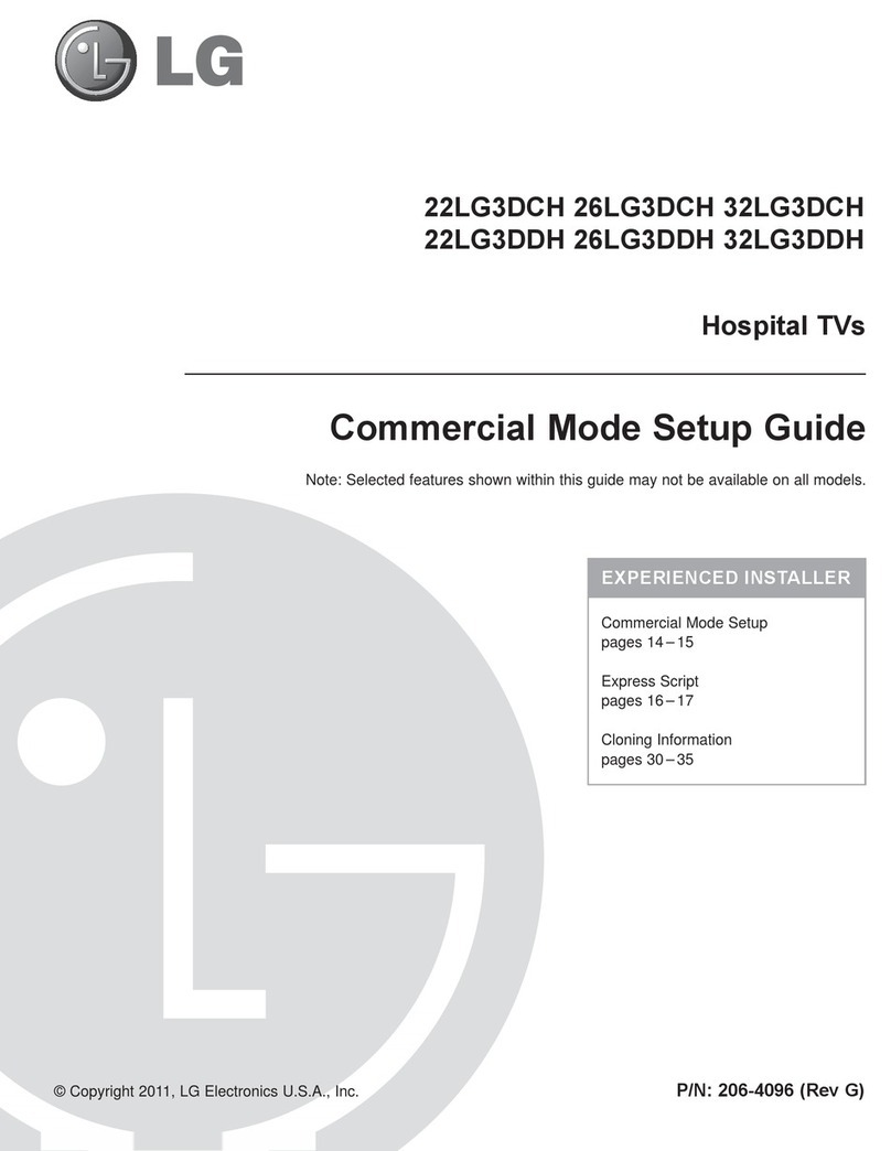 LG 323DCH - 32In Wide Lcd Hdtv Spk 1366X768 Hospital... User manual