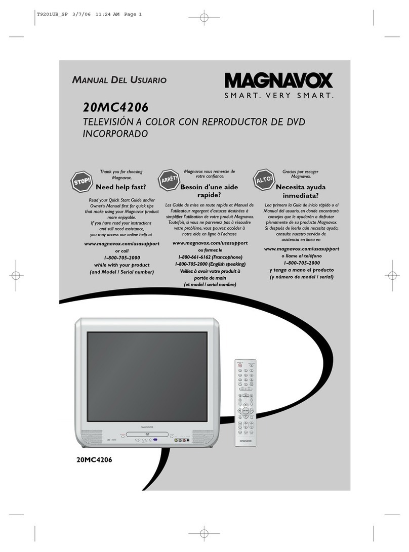 Magnavox 20MC4206 - Tv/dvd Combination User guide