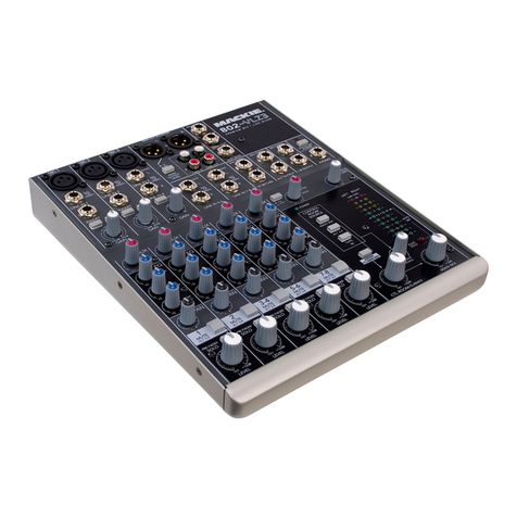 Mackie 802-VLZ3 owner's manual