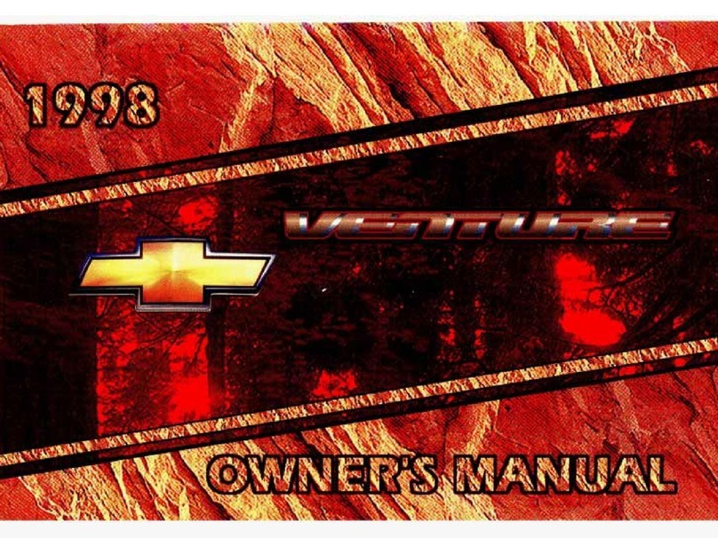 Chevrolet VENTURE 1998 manual