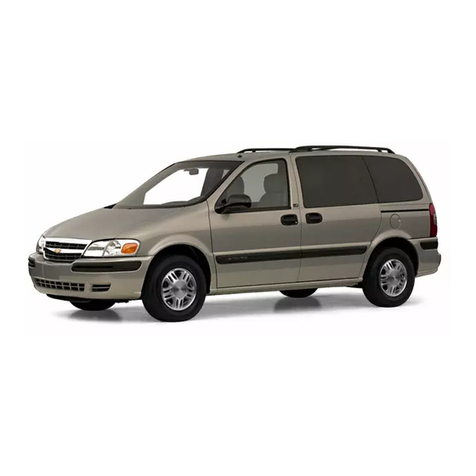 Chevrolet VENTURE 2001 manual