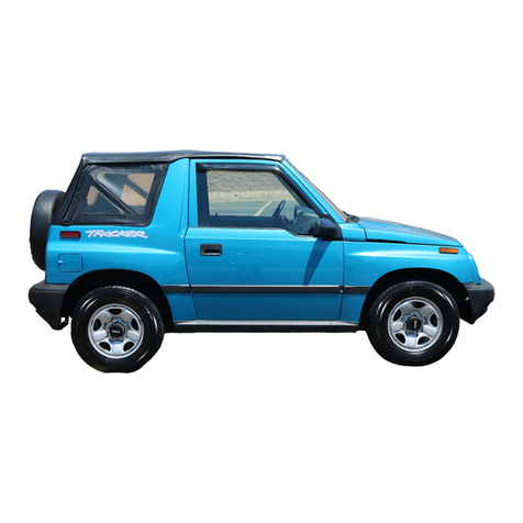 Geo TRACKER 1997 manual