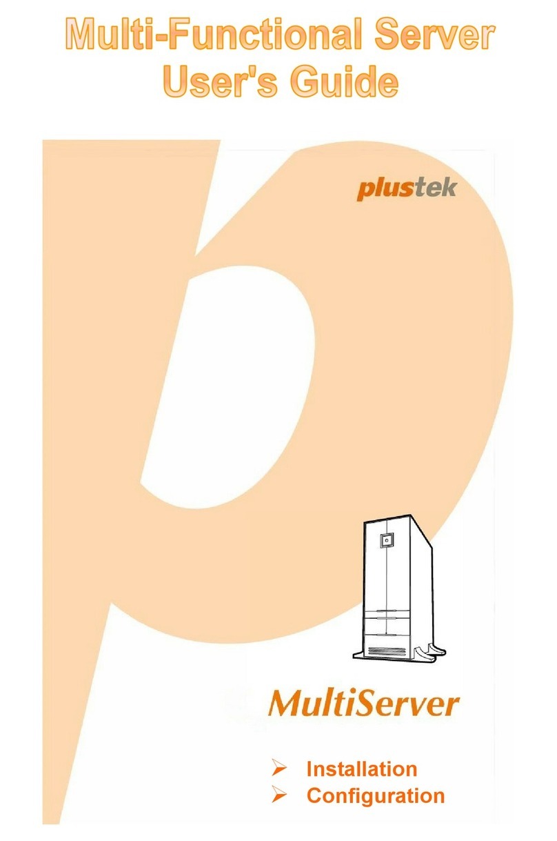 Plustek MULTI-FUNCTIONAL SERVER User manual