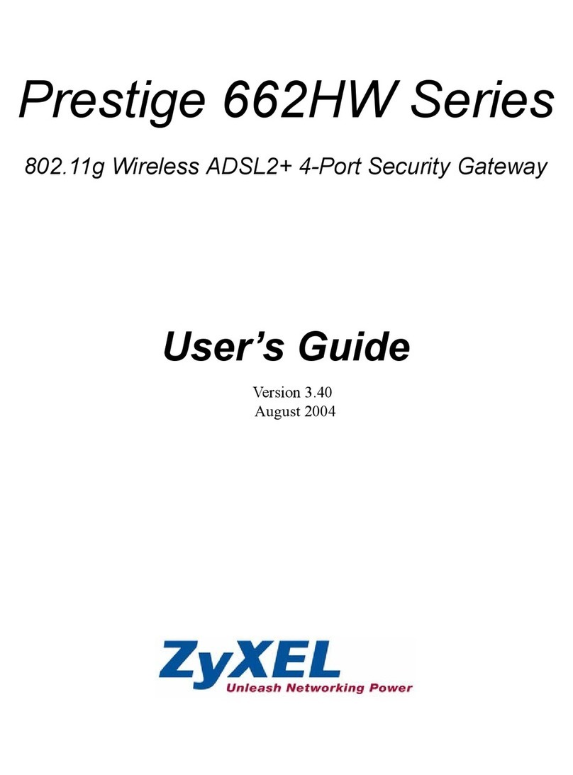 ZyXEL Communications Prestige P-662HW-61 User manual