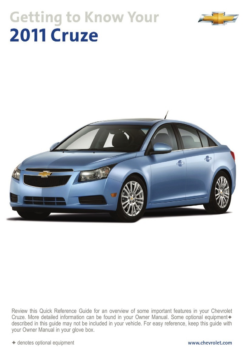 Chevrolet 2011 Cruze User manual