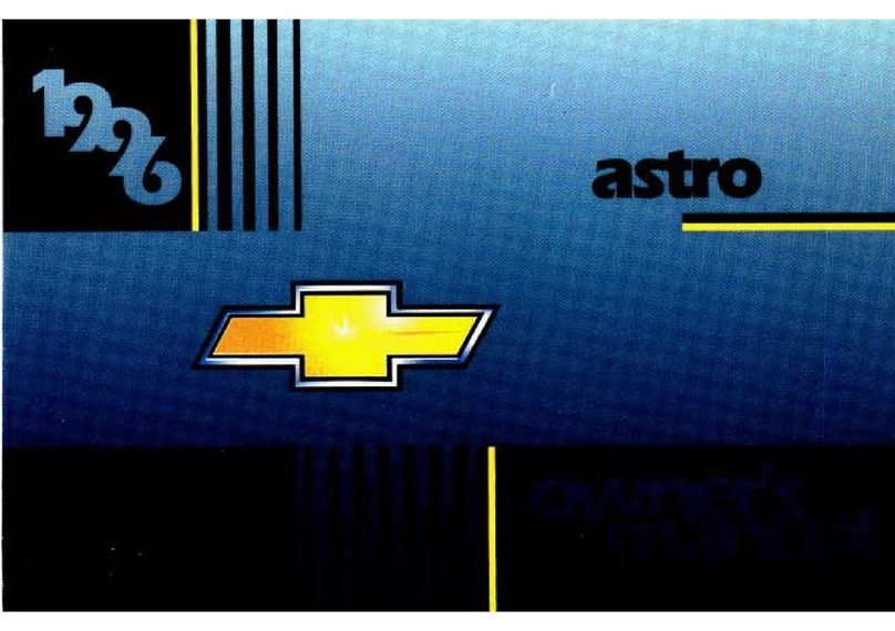 Chevrolet 1996 Astro manual