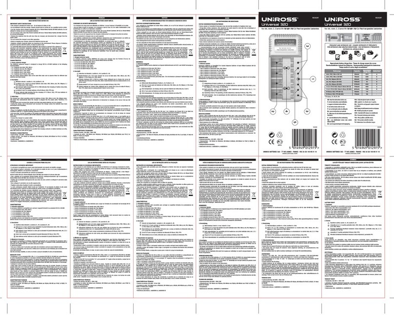 UNIROSS UNIVERSAL 320 User manual