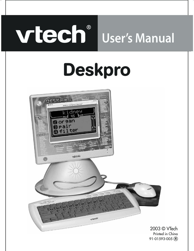 V-tech Artificial Intelligence DeskPro User manual