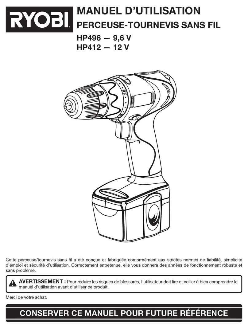 Ryobi HP596K Configuration guide