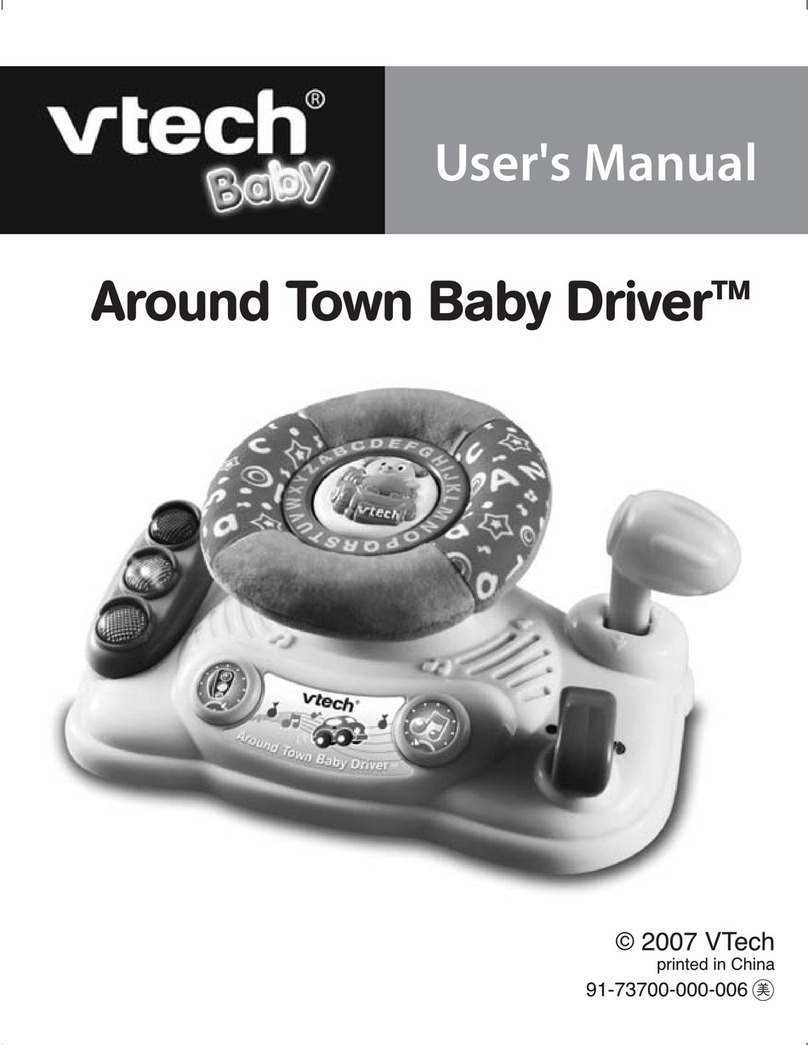 V-tech Around Town Baby Driver User manual V-tech Around Town Baby Driver User manual