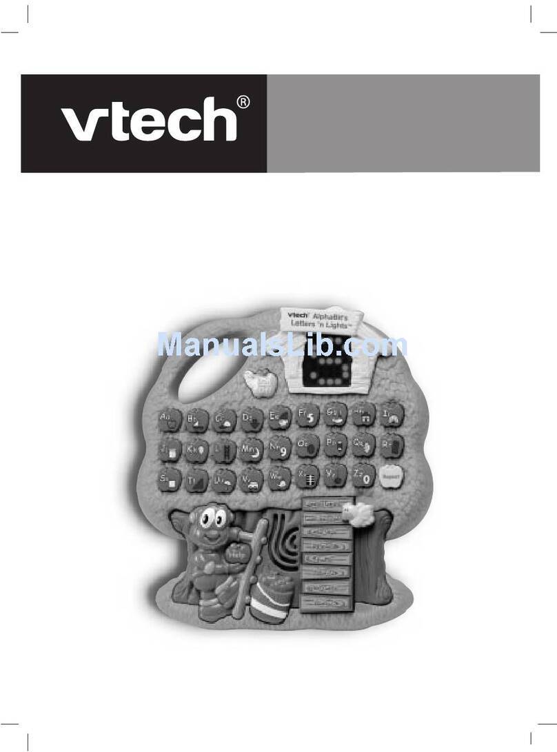 V-tech AlphaBit s Letters  n Lights User manual