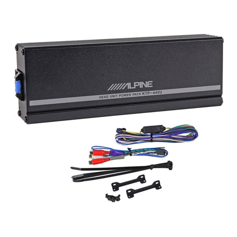 Alpine KTP-445U installation guide