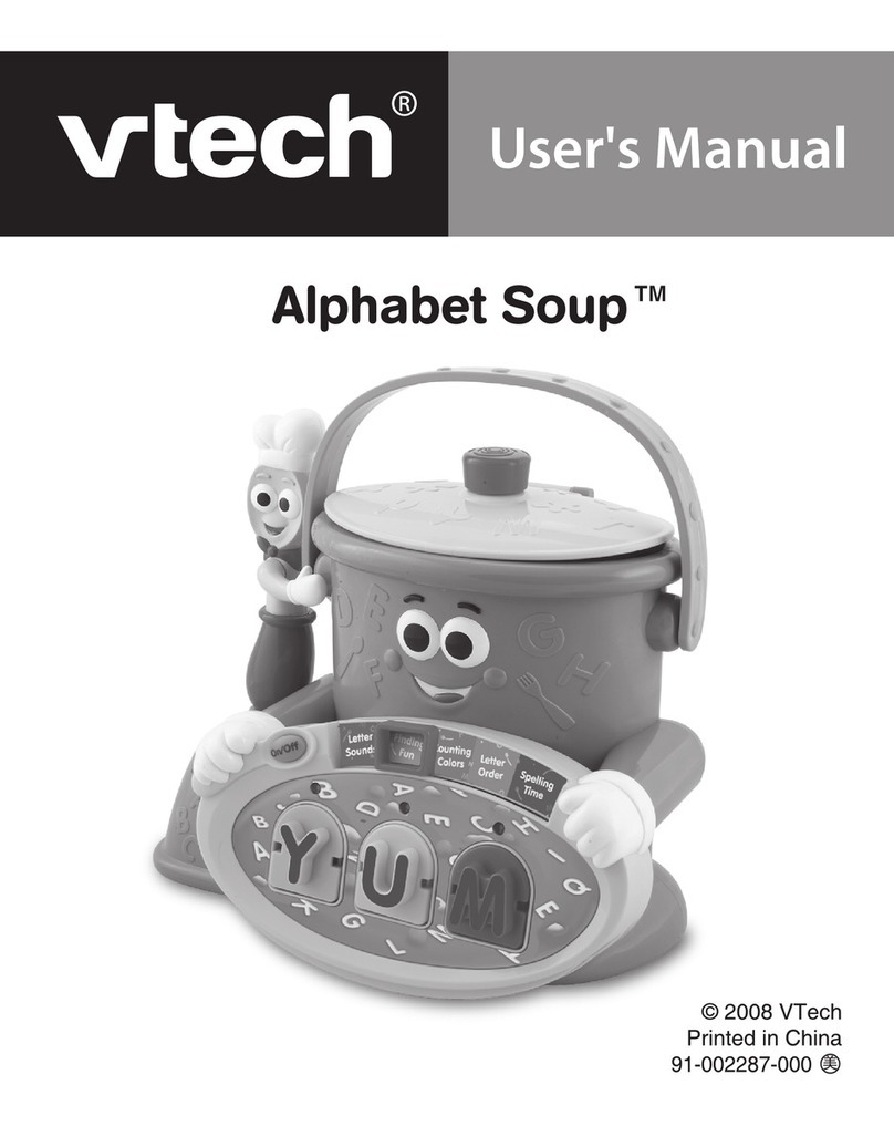 V-tech Alphabet Soup User manual