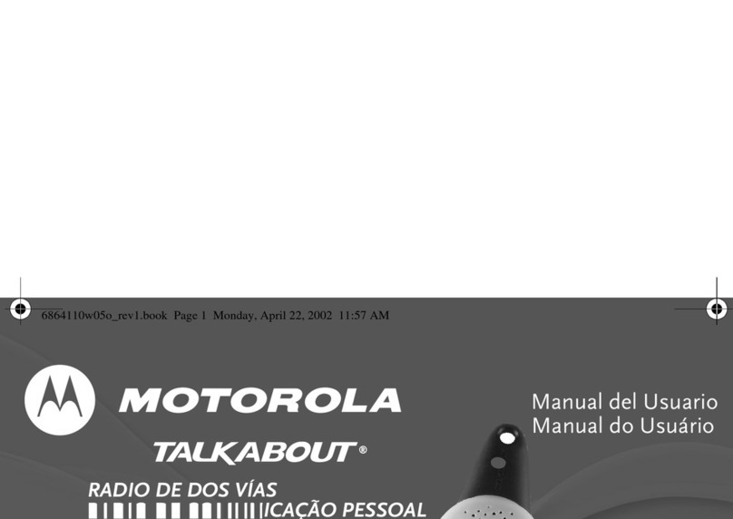 Motorola T4300 - Talkabout FRS User guide