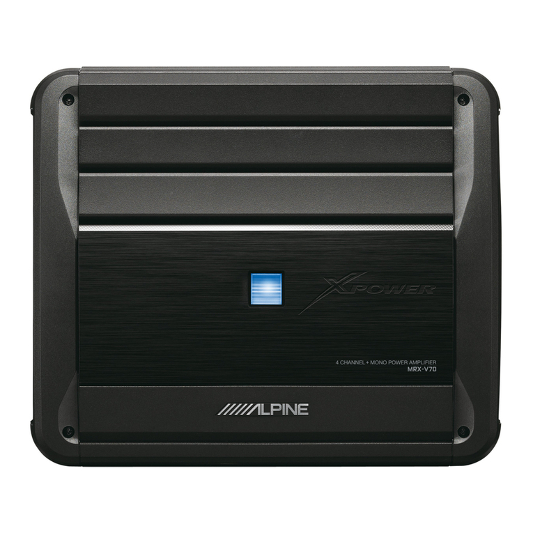 Alpine MRX-F35 owner's manual