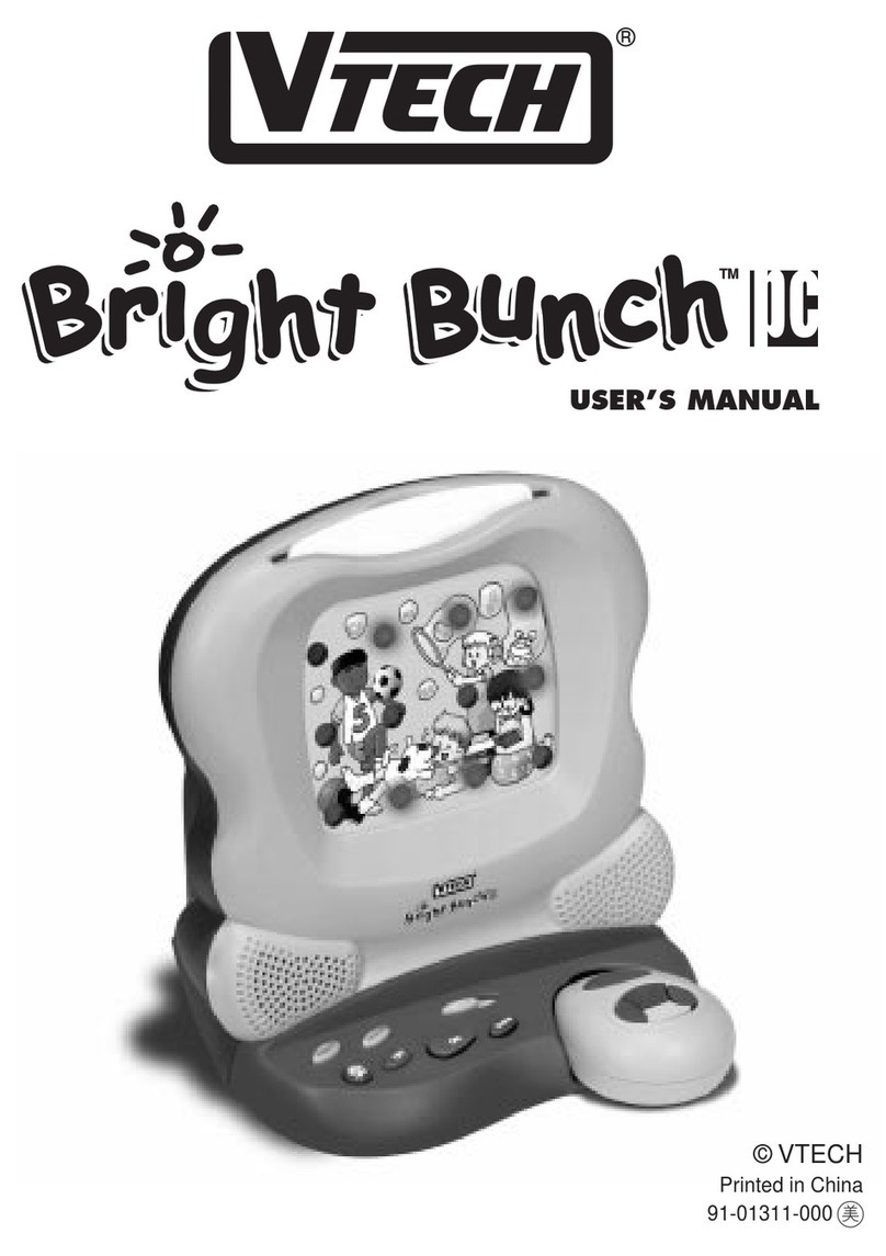 V-tech Bright Bunch PC User manual